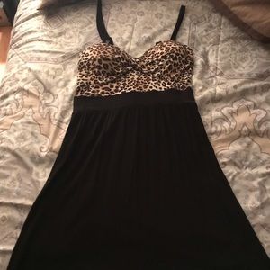 Cheetah print dress